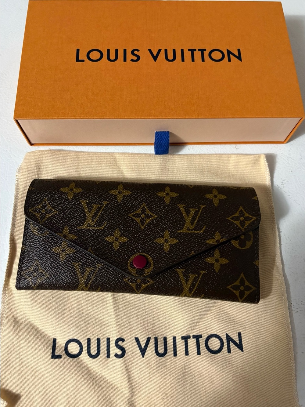 Louis Vuitton Josephine Monogram Long Flap Wallet M60708